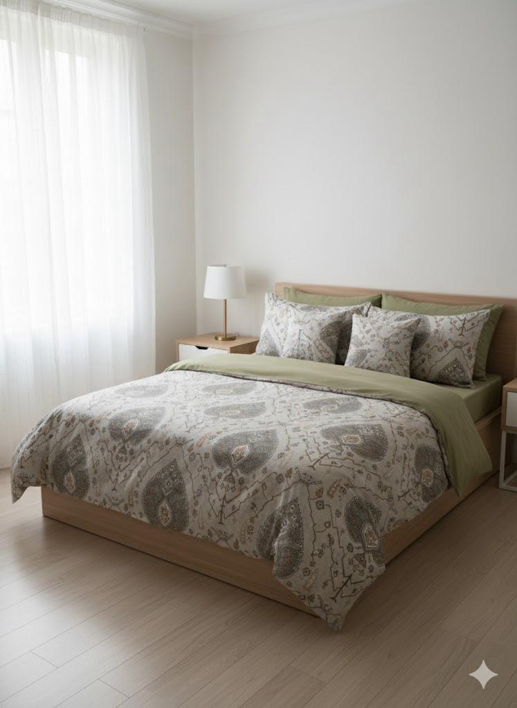 Lenjerie de pat flori delicate