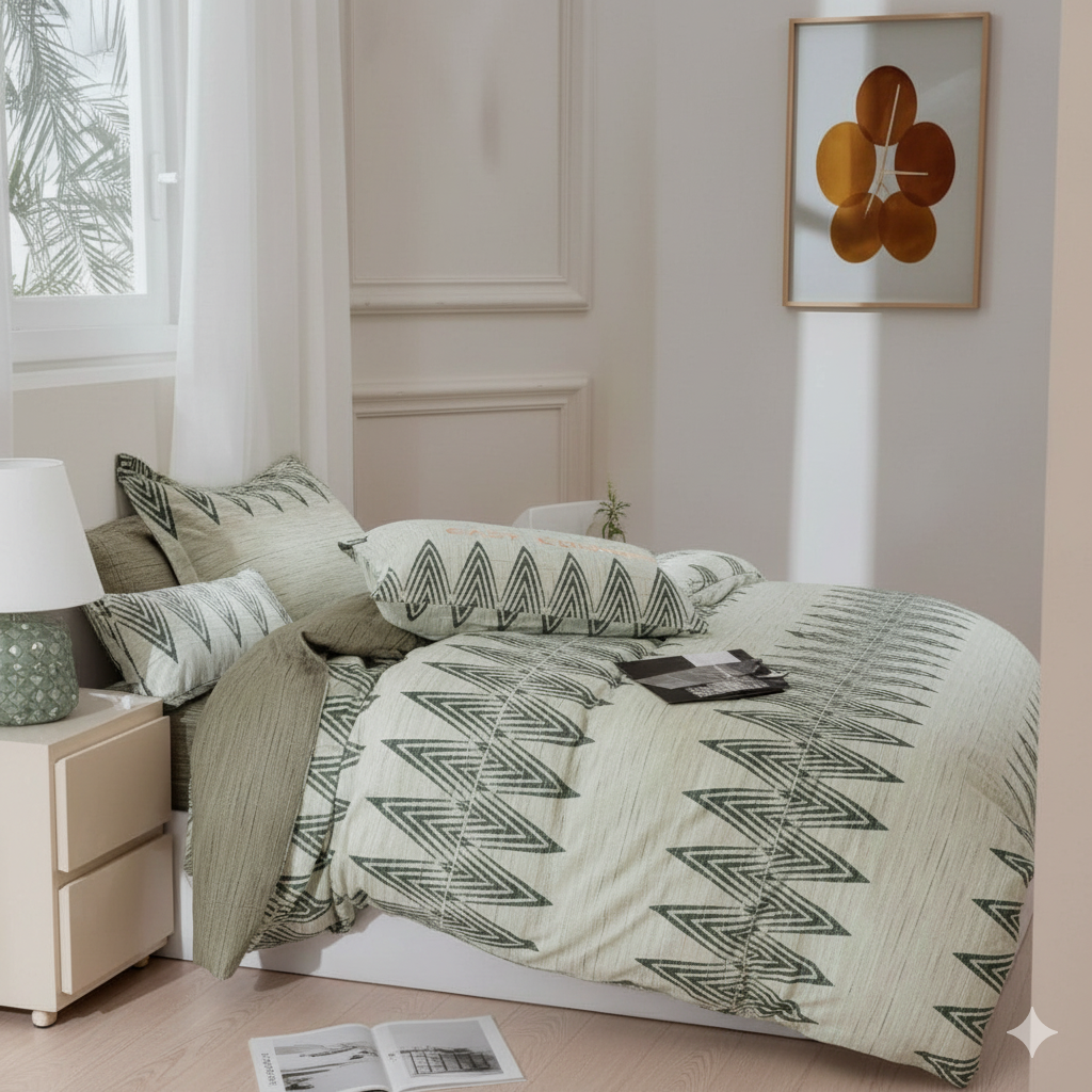 Lenjerie de pat geometrică