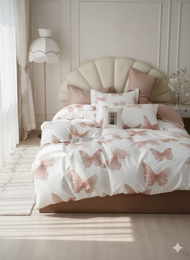 Lenjerie de pat fluturi