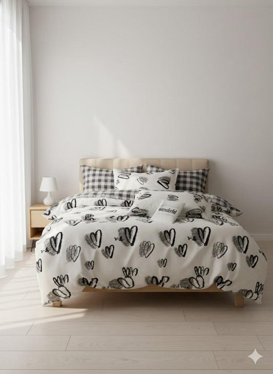 Lenjerie de pat inimi